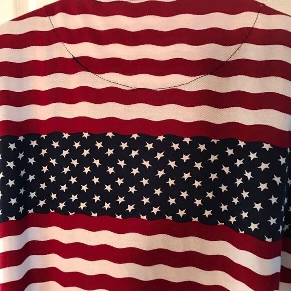 American Impact Size Large Patriotic Polo - Picture 6 of 6